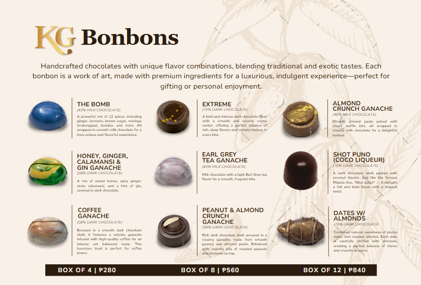 Bonbons — all products and prices