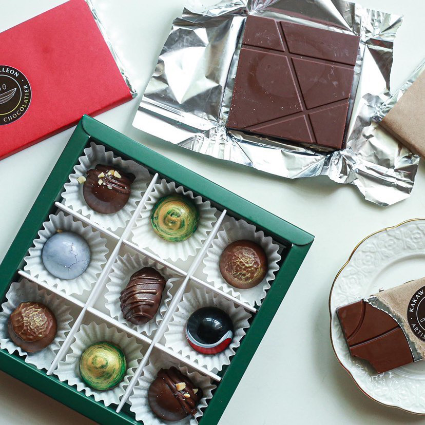 Kakaw Galleon artisan chocolate collection